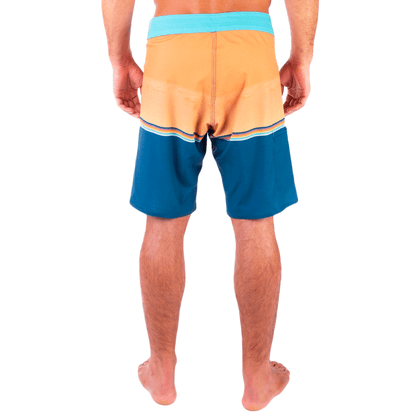 Bermuda Billabong Água Fifty50 Panel Pro III Laranja/ Azul