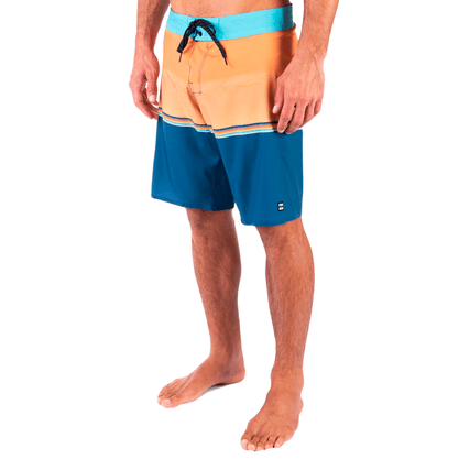 Bermuda Billabong Água Fifty50 Panel Pro III Laranja/ Azul