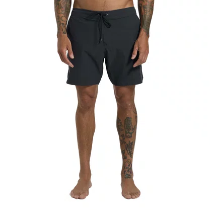 Bermuda Hurley Elástico Speed Mescla Preto