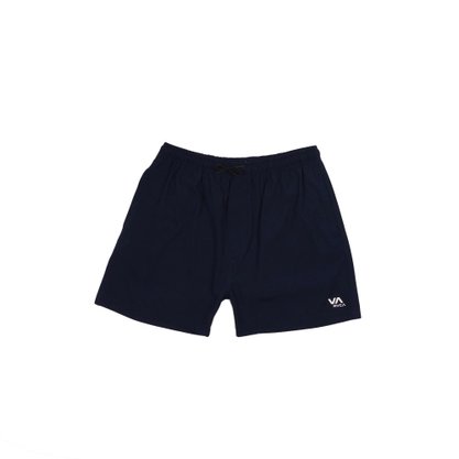 Bermuda RVCA Elástico Outsider Basecamp Azul Marinho