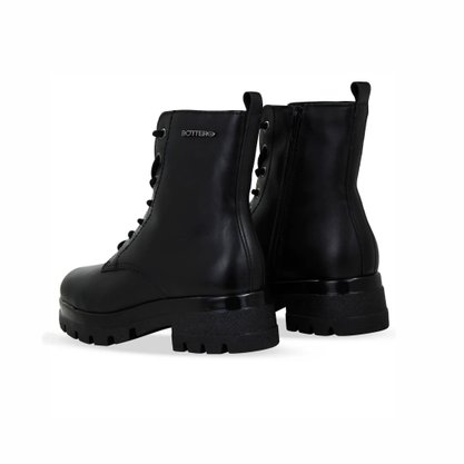 Bota Bottero Couro Coturno Napoli Preto