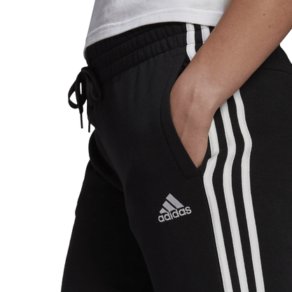 Calça Adidas Essentials French Terry 3-Stripes Preta