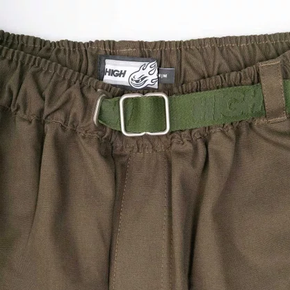 Calça High Baagy Worldstep Pants Verde Militar