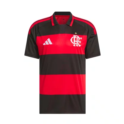 Camisa Flamengo Adidas I 2026/27 Preto/ Vermelho