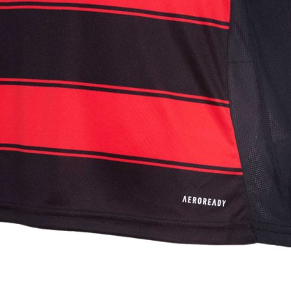 Camisa Flamengo Adidas I 2025/26 Preto/ Vermelho