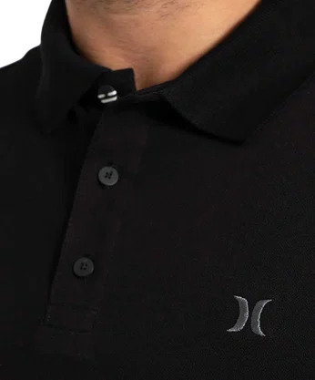 Camisa Hurley Polo Overload Icon Preto
