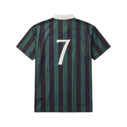 Camisa Polo Midas Manga Curta Saguinus Jersey Verde/ Marrom