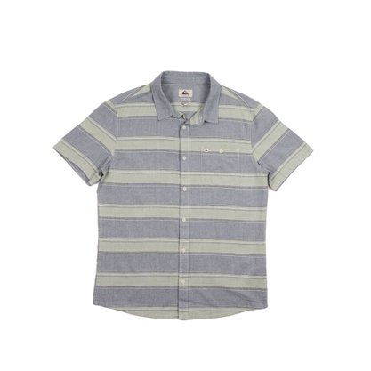 Camisa Quiksilver Manga Curta Cali Sunrise Verde Àgua/ Azul
