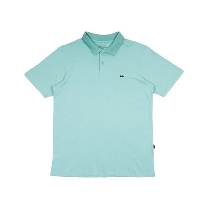Camisa Quiksilver Polo Manga Curta Embroidery Azul Claro