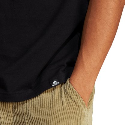 Camiseta Adidas Manga Curta Doodle Mlt Preto