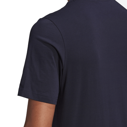 Camiseta Adidas Manga Curta Essentials Big Logo Azul Marinho