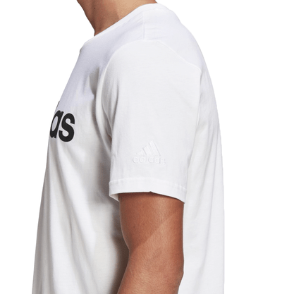 Camiseta Adidas Manga Curta Essentials Linear Logo Branca