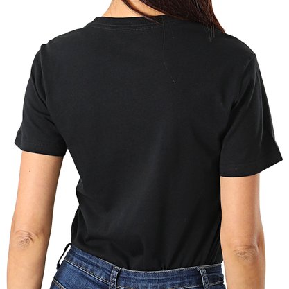 Camiseta Adidas Manga Curta Loungwear Essentials Logo Preto