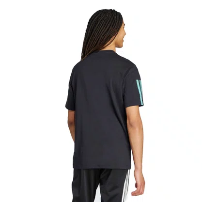 Camiseta Adidas Manga Curta Script Color Preto