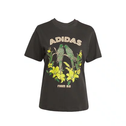 Camiseta Adidas x Farm 2 Manga Curta Preto