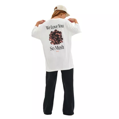 Camiseta Baw Manga Curta Regular We Love Off White