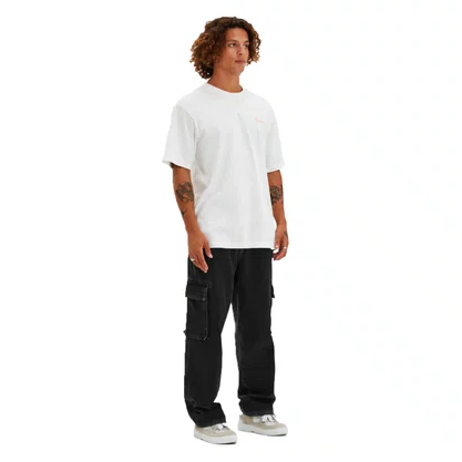 Camiseta Baw Manga Curta Regular We Love Off White