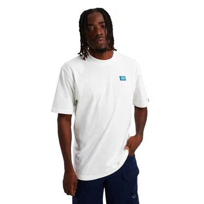 Camiseta Baw Manga Curta Regular Fruits Garden Off White