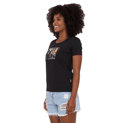 Camiseta Billabong Manga Curta Tropic Shore Preta