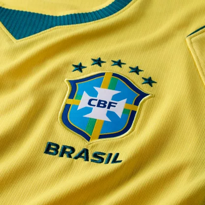 Camiseta Brasil Nike Torcedor 2026/27 Torcedor Amarela/ Verde