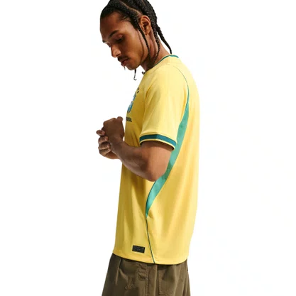 Camiseta Brasil Nike Torcedor 2026/27 Torcedor Amarela/ Verde