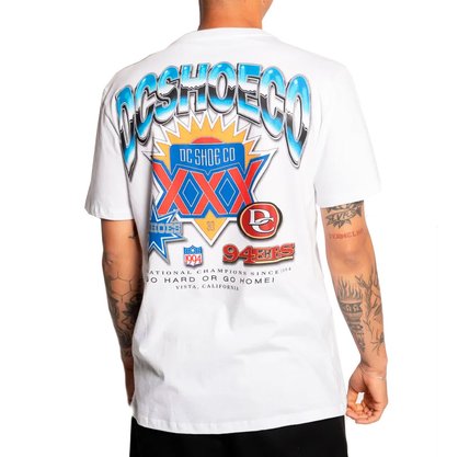 Camiseta DC Manga Curta Go Home Branco