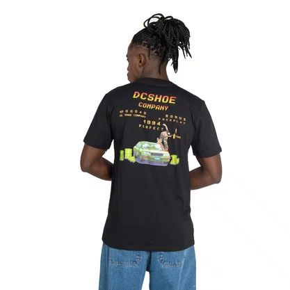 Camiseta DC Manga Curta Two Bit Preta
