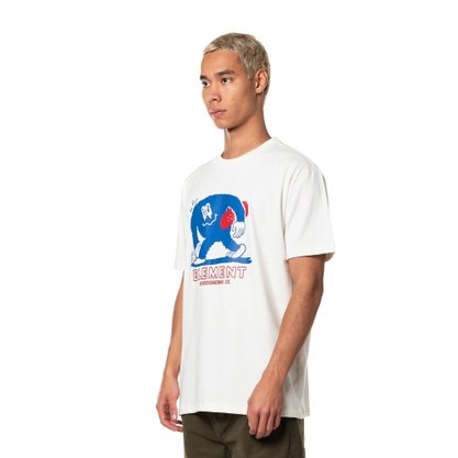 Camiseta Element Manga Curta Gorilla Off White