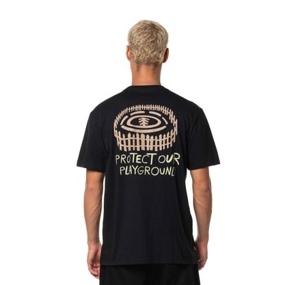 Camiseta Element Manga Curta Jump Fences Preto