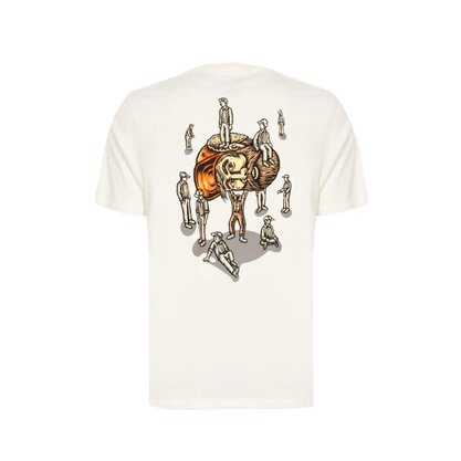 Camiseta Element Manga Curta Leader Of The Lost Off White