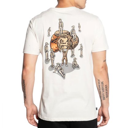 Camiseta Element Manga Curta Leader Of The Lost Off White