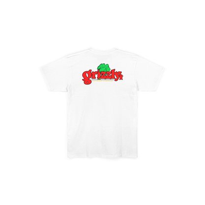 Camiseta Grizzly Manga Curta Rum Punch Branco