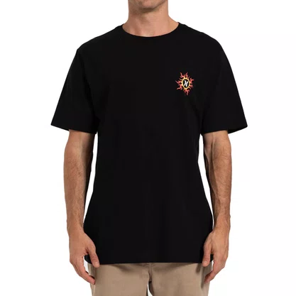 Camiseta Hurley Manga Curta Dragon Preta