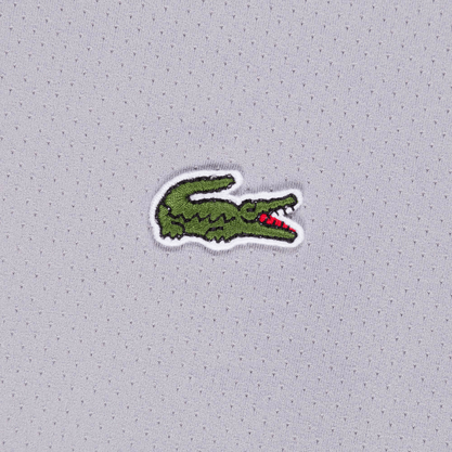 Camiseta Lacoste Manga Curta Ultra Dry Regular Cinza