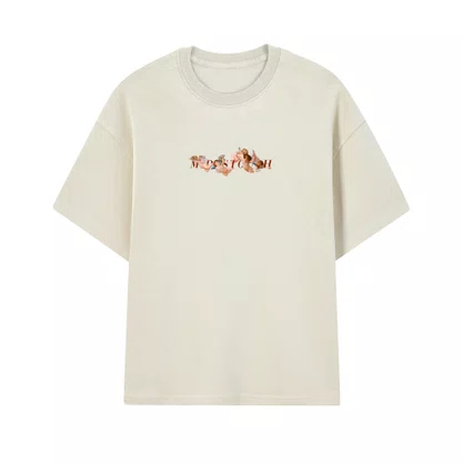 Camiseta Midas Manga Curta Regular Angels Off White