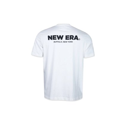 Camiseta New Era Manga Curta Branded Core Essentials Off White