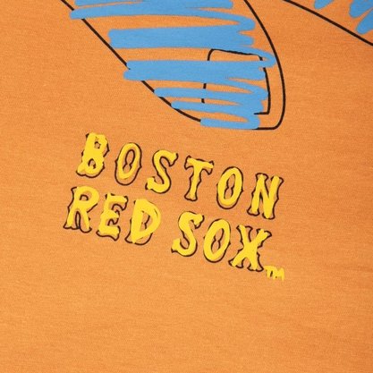 Camiseta New Era Manga Curta Boston Red Sox Vacation Memories Laranja