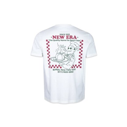Camiseta New Era Manga Curta Branded Street Food Off White