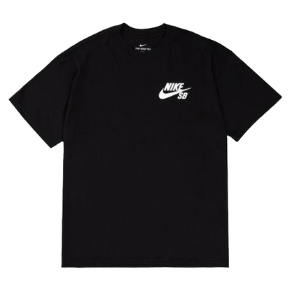 Camiseta Nike SB Manga Curta Logo Preta