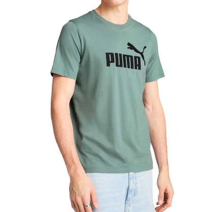 Camiseta Puma Manga Curta No.1 Logo Verde