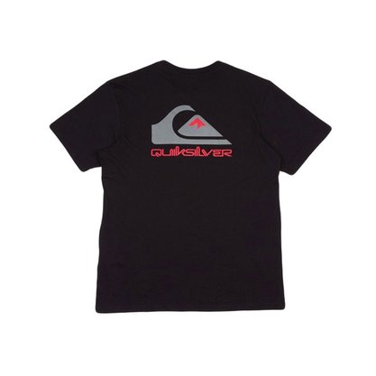 Camiseta Quiksilver Manga Curta Omni Logo Preto