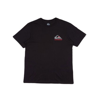 Camiseta Quiksilver Manga Curta Omni Logo Preto
