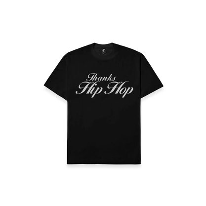 Camiseta Respect Manga Curta Thanks Hip Hop Preta