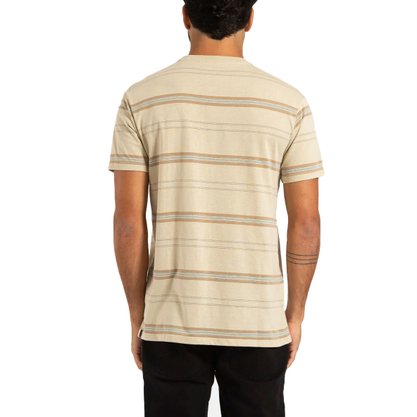 Camiseta Rusty Manga Curta Fiber Areia