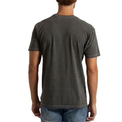 Camiseta Rusty Manga Curta Glow Esp Preto Estonado