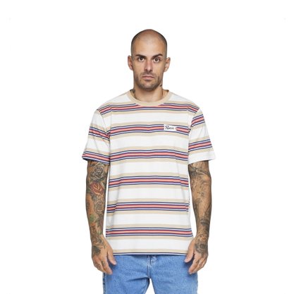Camiseta RVCA Manga Curta Vallejo Off White
