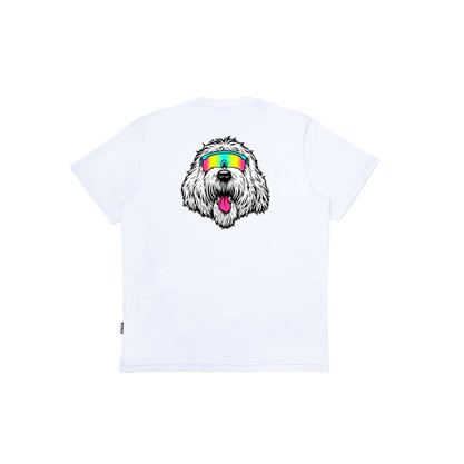 Camiseta Santa Cruz Manga Curta McCoy Dog Branco