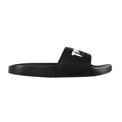 Chinelo Thrasher Slide Mag Logo Preto e Branco