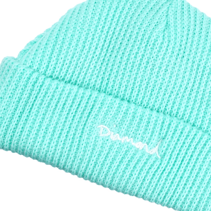 Gorro Diamond Mini Og Script Verde Água