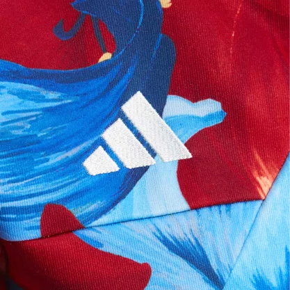 Jaqueta Adidas Farm Rio House of Tiro Azul/ Vermelho